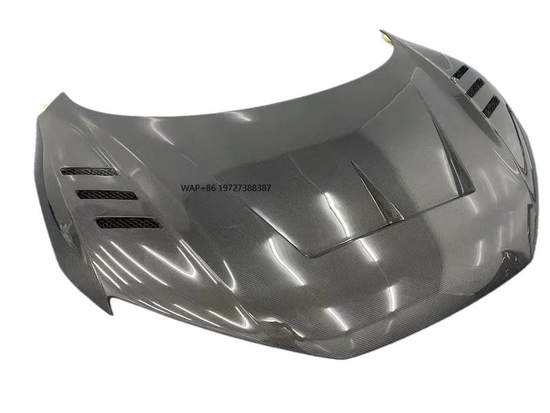 

New BFA Style Durable Black Dry Carbon Fiber Hood for Latest R8 Lightweight Body Kit