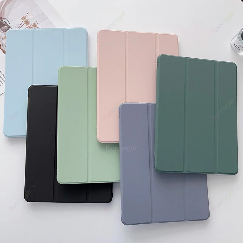 Pencil Slot Case for iPad Pro 11 Inch Case 4th/3rd/2nd/1st Gen2022/2021/2020/2018 Wake/Sleep Case iPad Air5 4 10.9 Air3 Pro 10.5