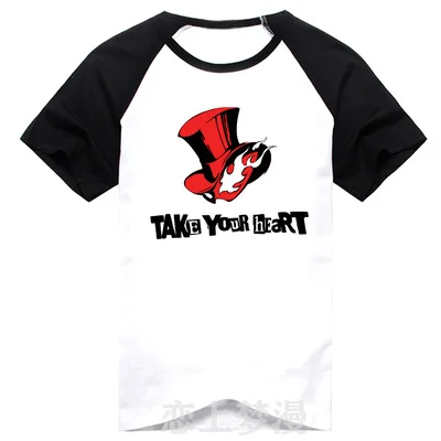 T-Shirt à Manches Courtes en Coton pour Homme et Femme, Motif de Dessin Animé P Ryuji SakamPain