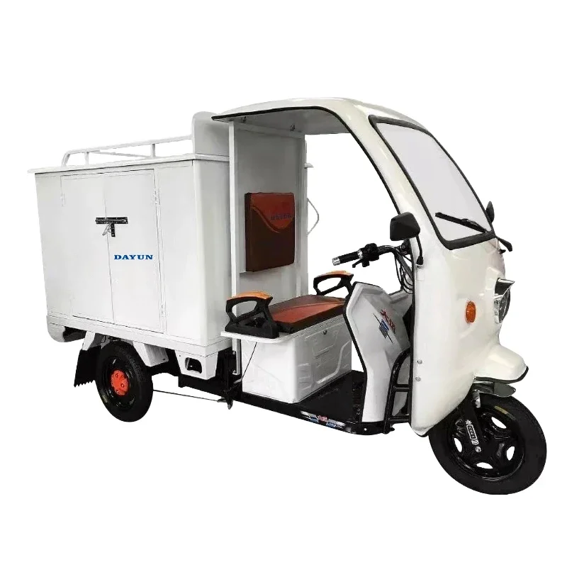 Equipped with Dual Battery Enclosed Compartment Electric Tricycle/express Motorcycle