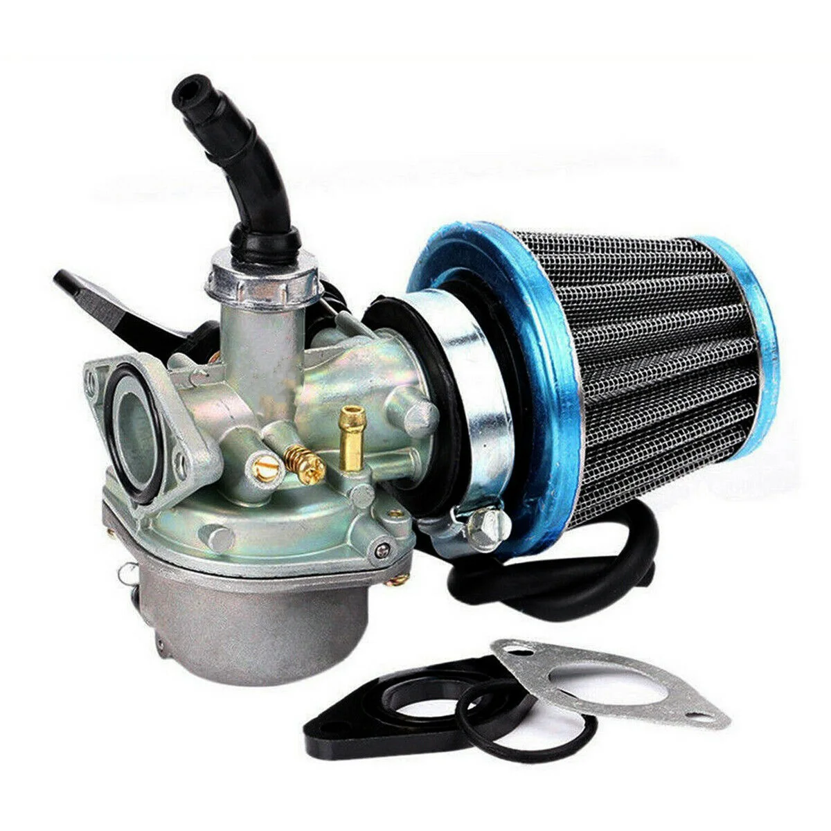 A82M-PZ19 Carburetor For Taotao 50Cc 70Cc 90Cc 110Cc 125Cc Dirt Bike ATV Scooter Moped With Air Fuel Filter