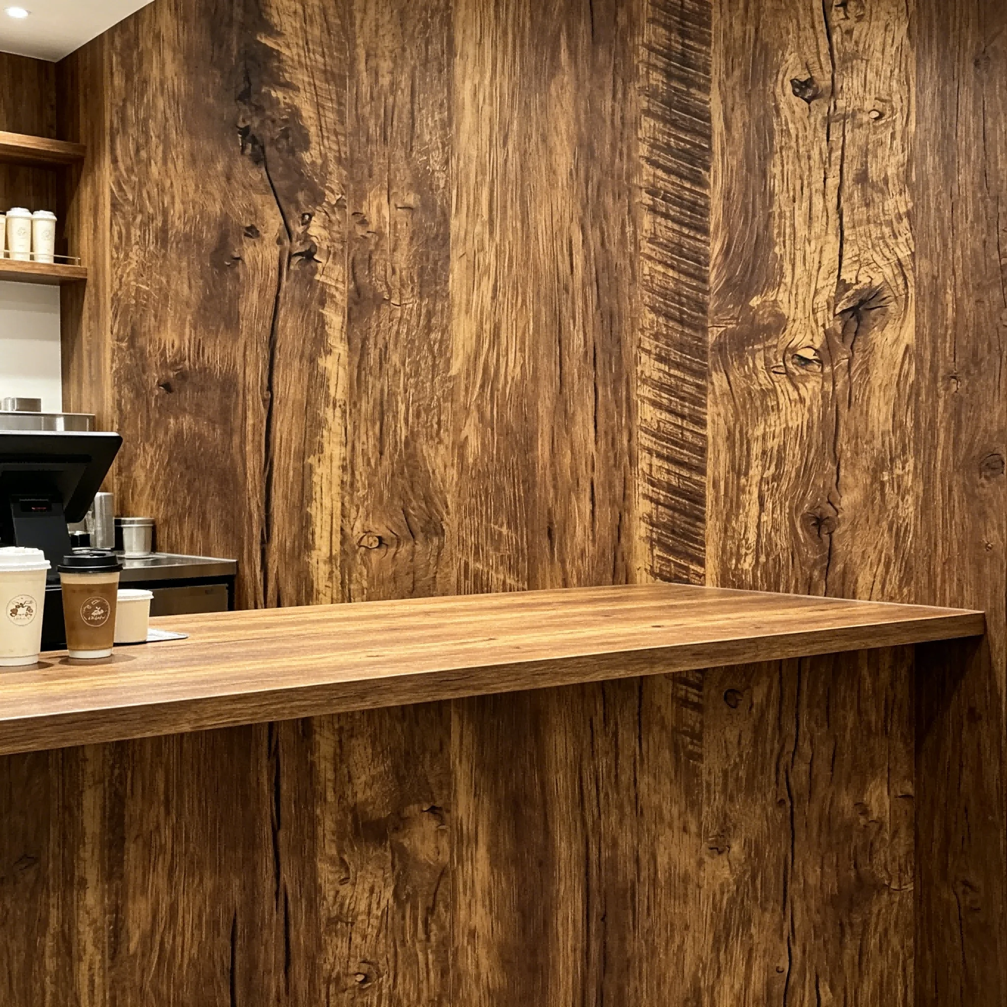 1 Roll Pvc Oil-proof Wood Grain Sticker Self-adhesive Wallpaper For Kitchen Countertop Furniture Cabinet Table Wall Renovation
