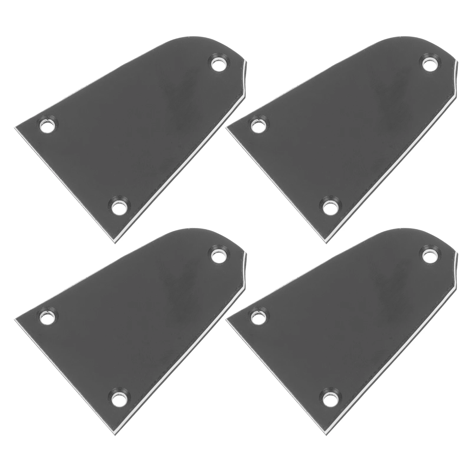 

4Pcs Guitar Truss Rod Covers Premium Plastic Lightweight Electrical Guitar Bass Accessories Replacement Parts