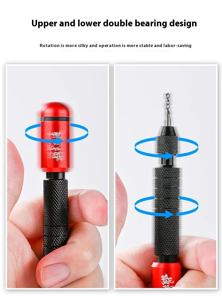 Hobby Model Craft Tool Wiertarka ręczna z podwójnym łożyskiem Płynne obracanie Lekka konstrukcja Do narzędzi do budowy modeli