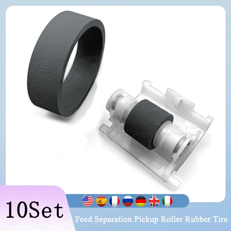 

Feed Separation Pickup Roller Rubber Tire for Epson L1110 L3110 L3150 L4150 L4160 L3156 L3151 L3158 L3160 L4158 L4168 L4170