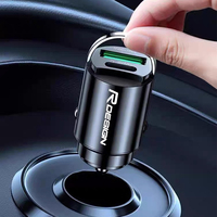 100W Car Charger Lighter PD Fast Charging Mini Car Phone Charger For Volvo R design T6 AWD S40 S60 S90 XC40 XC60 XC90 V40 Goods