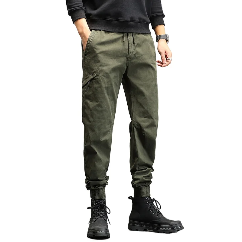 

2025 Summer Men's Workwear Casual Pants Trendy Jogger Style Multi-Pocket Trendy Workwear Style