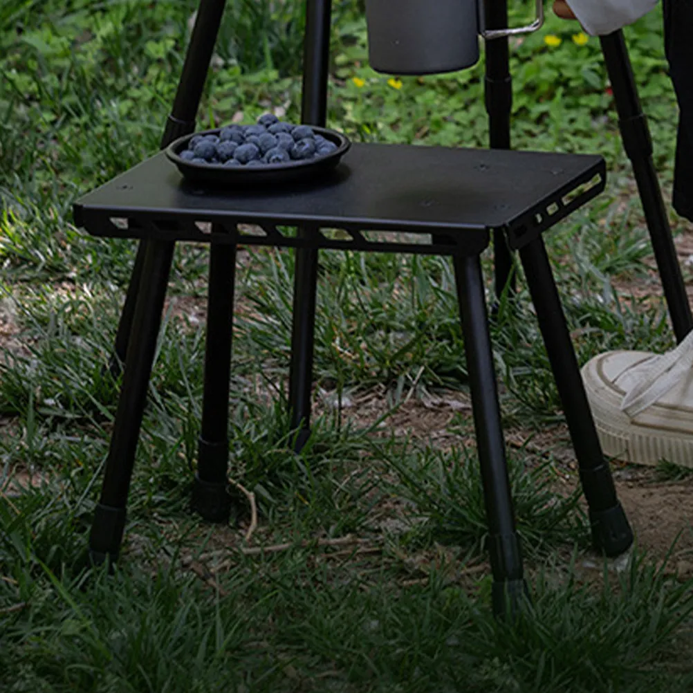 Compact Folding Camping Table Iron Small Portable Outdoor Picnic Hiking Bbq Lightweight Camp Table Camping Accessories