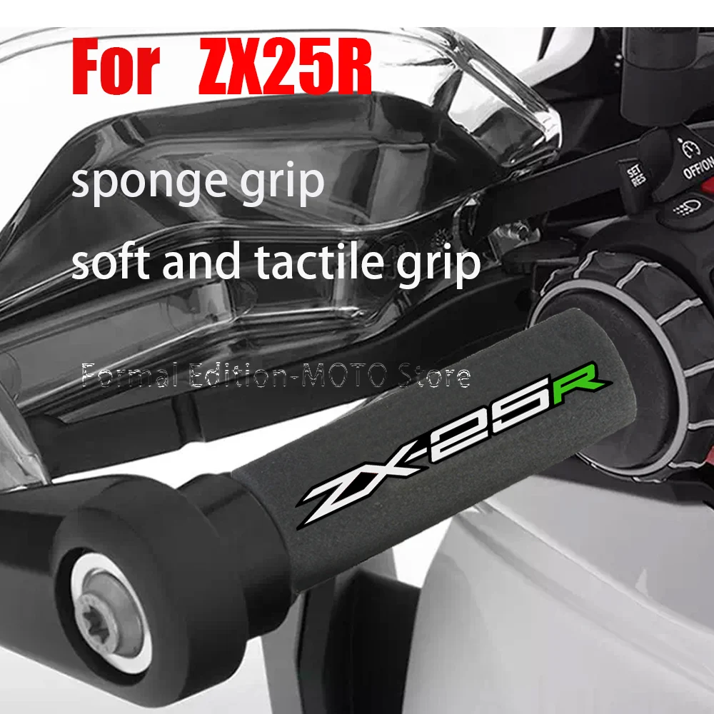 

Handlebar Grips Anti Vibration Motorcycle Grip for Kawasaki ZX25R Accessories Sponge Grip for ZX25R