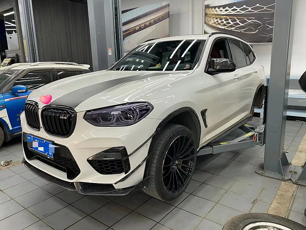 Wind Knife Body Kit for 2019-2023 BMW X3M X4M F97 F98 Upgraded Carbon Fiber Front Bumper