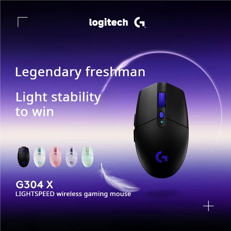 Logitech G304X LIGHTSPEED Gaming Mouse Dual Mode HERO25K 25600DPI 6 Programmable Buttons For PC Laptop