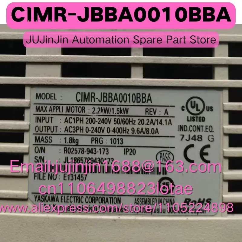 CIMR-JBBA0010BBA Used In Good Working Condition Quick Shipment