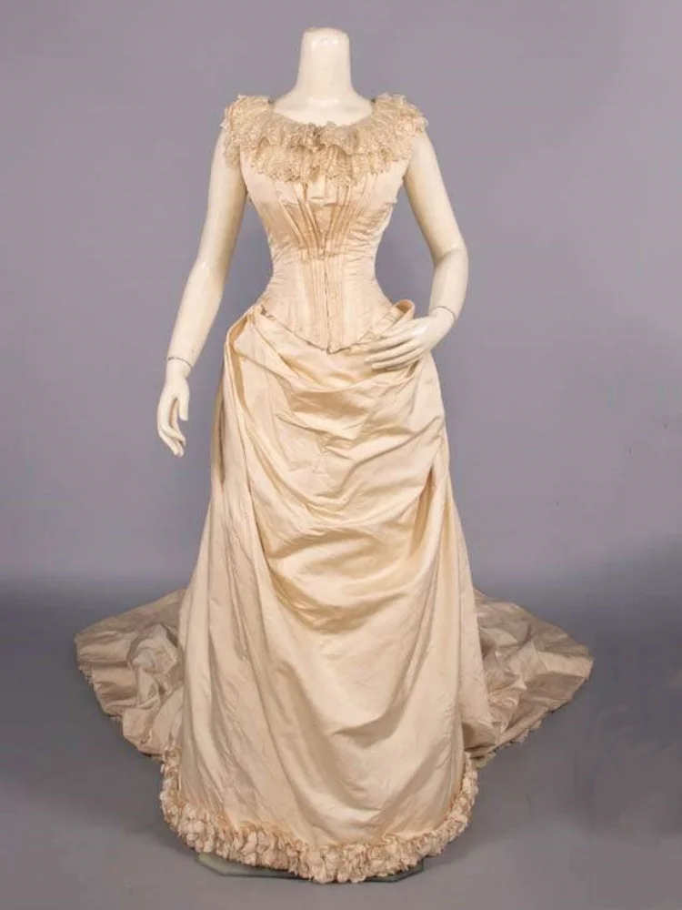 Costume de mariage de princesse historique, gothique, Steampunk, cour royale, sans manches, longue traîne, robe de bal victorienne du sud Belle