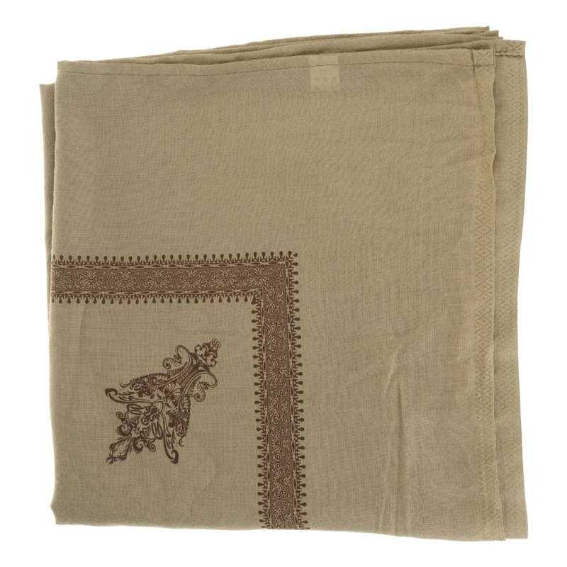340D Traditional Desert Scarf Shemagh Shawl Wrap 52inch for Men and Women Breathable Polyester for Middle Eastern Wear