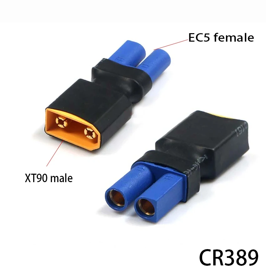 1pc EC5 Männlich Weiblich zu XT60 XT90 TRX T Stecker Männlich Weiblich Kein Draht Stecker Stecker Adapter für RC FPV fahrzeug Lipo Batterie Esc – Detail 7