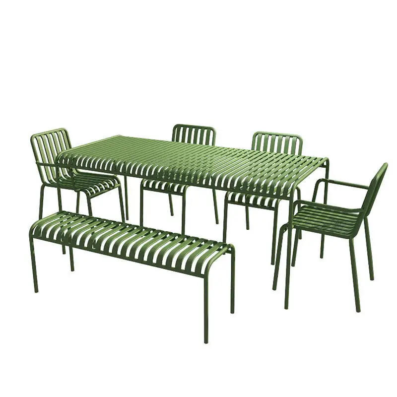 

Garden outdoor tables and chairs set milk tea cafe garden outdoor furniture color leisure courtyard balcony dining table