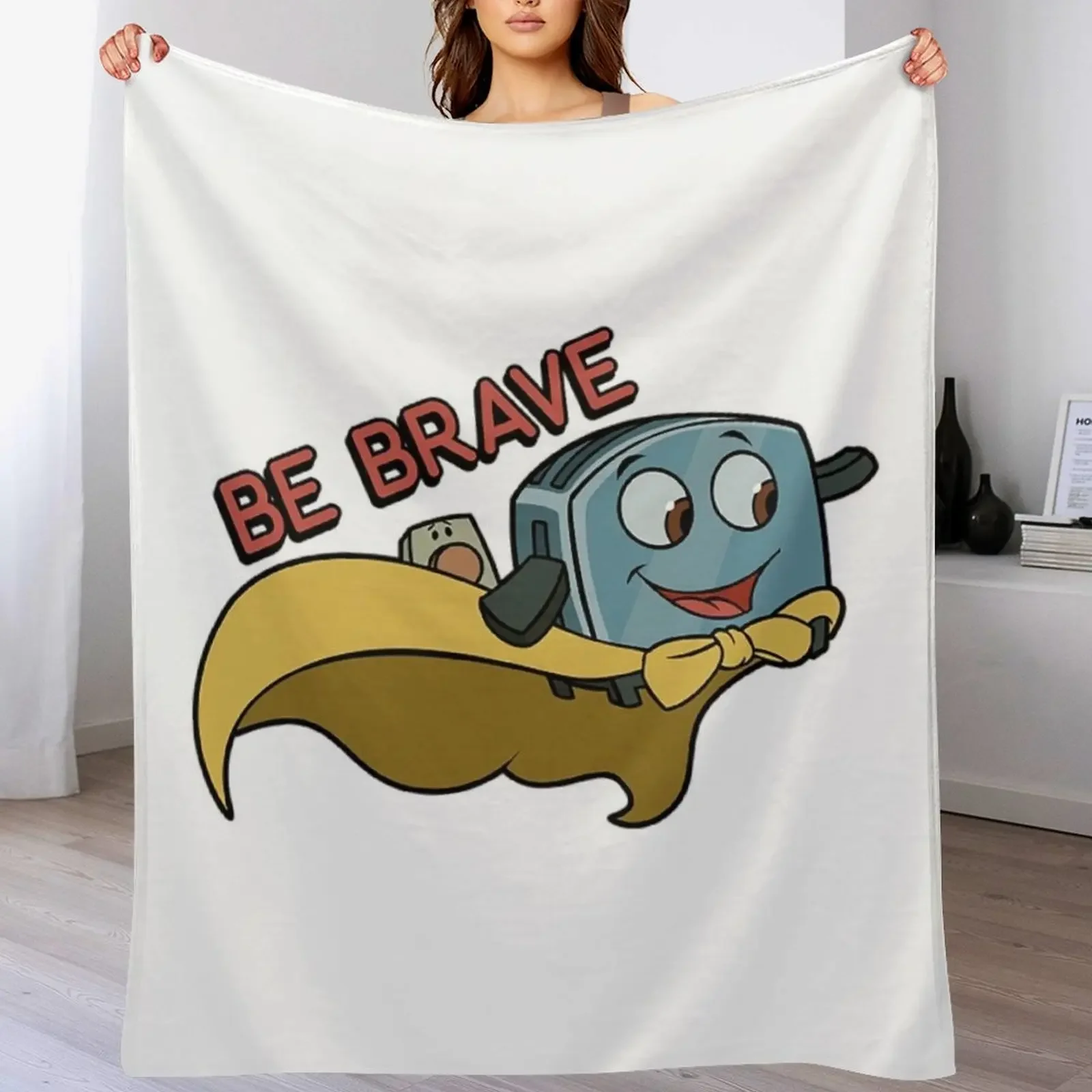 Brave Little Toaster T-ShirtBe Brave Little Toaster Throw Blanket Warm Comfortable Blanket Gift for Parents Friends