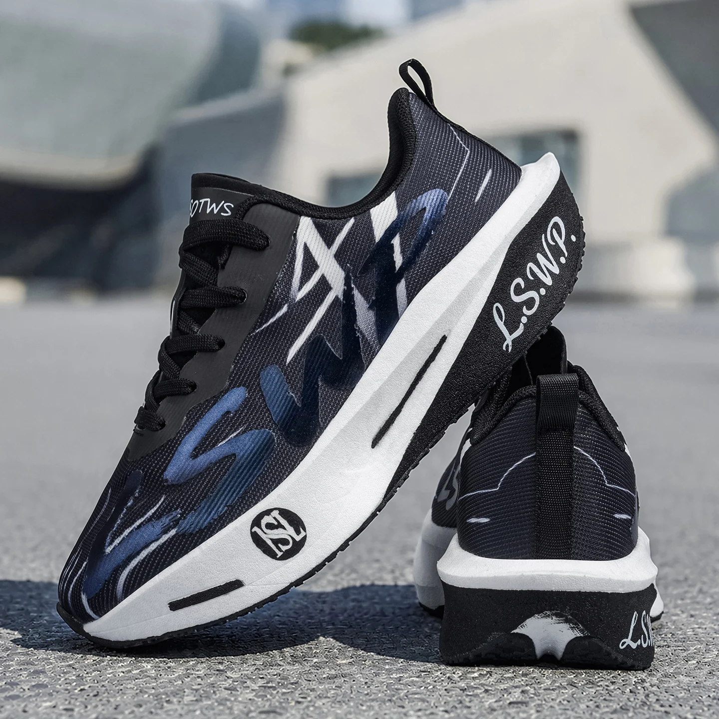 Freizeitsportschuhe für Herren, Ganzjahres-Freizeitschuhe für Herren, Outdoor-Sport-Laufschuhe für Herren, Freizeitschuhe mit dicker Sohle und erhöhter Absatzhöhe, geeignet für Outdoor-Aktivitäten, Fitness, Straßenjoggen, vielseitige, modische und trendige Freizeitschuhe, geeignet für alle Jahreszeiten – Detail 23
