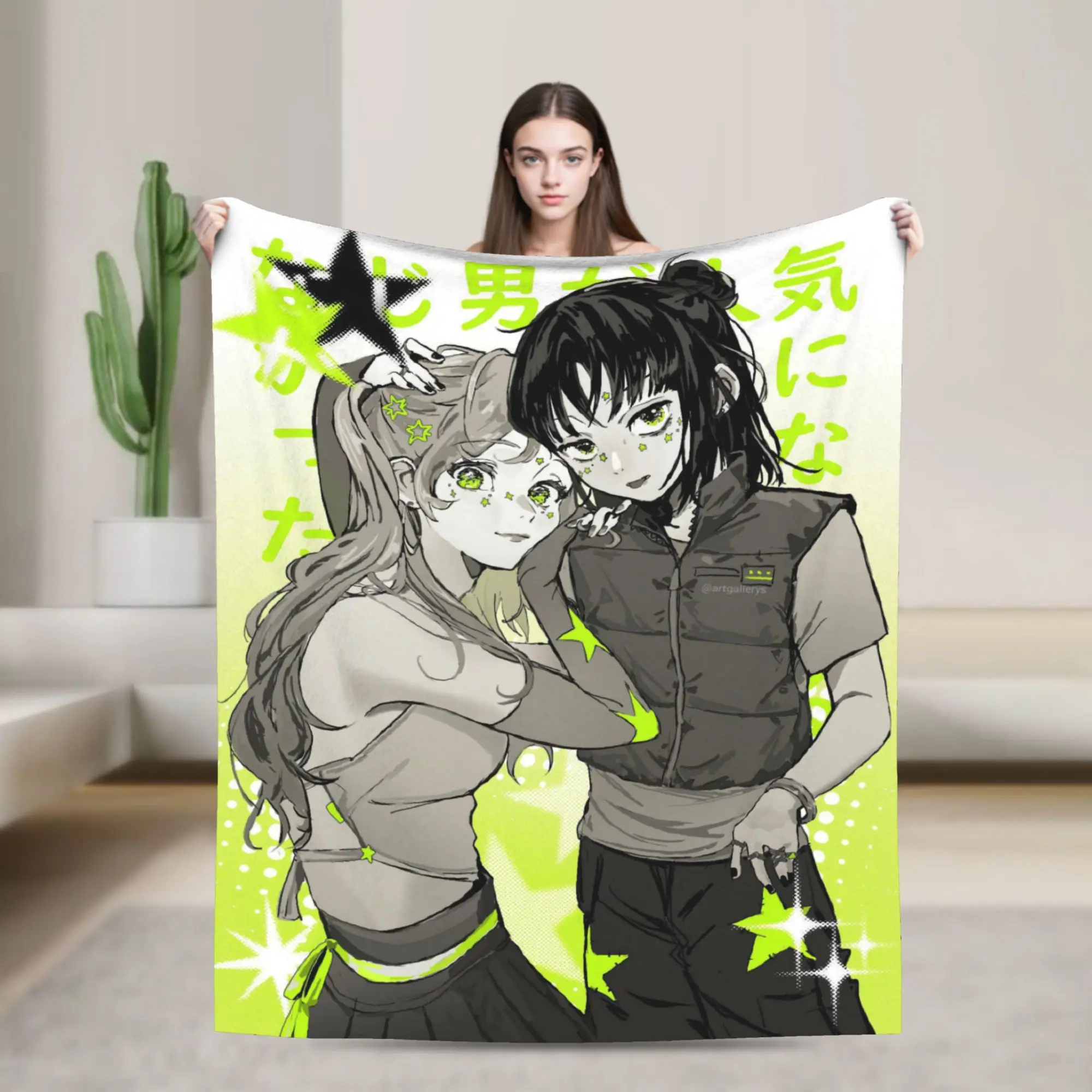 The Guy She Was Interested in Wasn't a Guy at All Blanket  Airplane Flannel Throw Blanket For Home Decor Warm Soft Bedspread