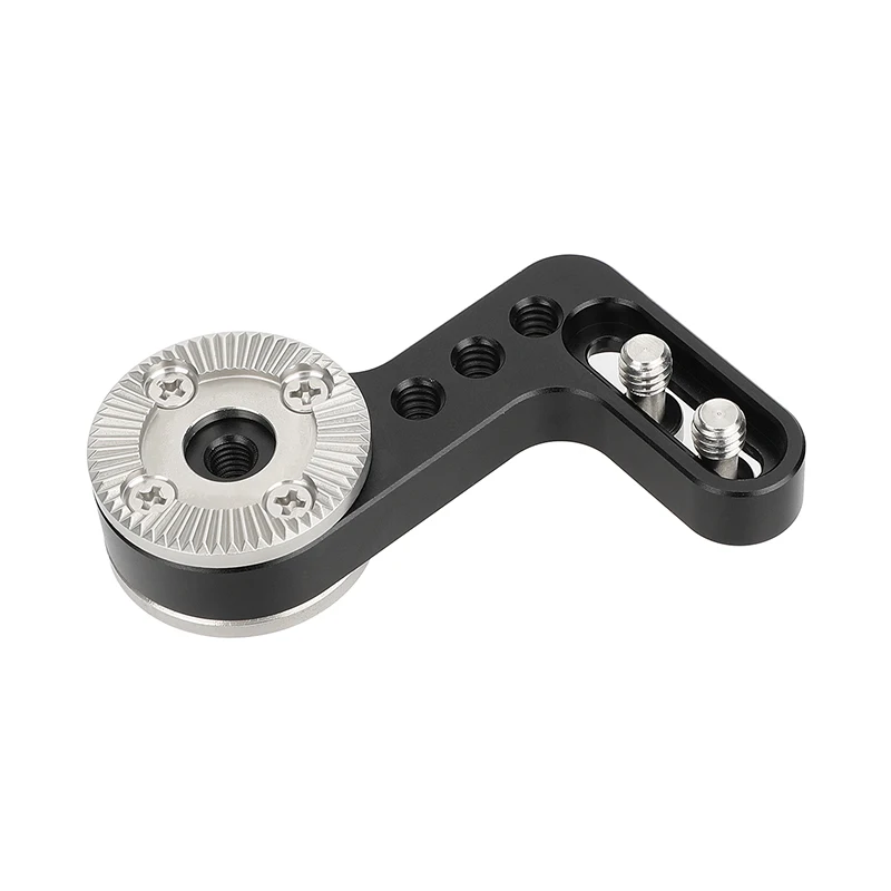 CAMVATE L-Type ARRI Rosette Extension Mount Connector with Center M6 Thread and 1/4\