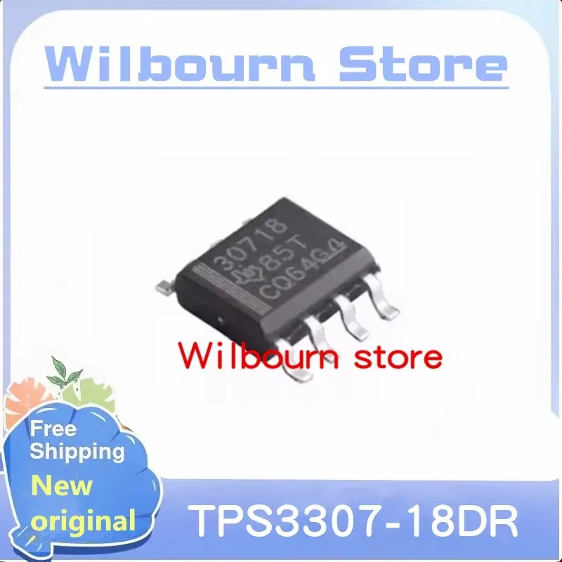 10PCS/LOT TPS3307-18DR TPS3307-18 30718 1.8V TPS3307-33DR TPS3307-33 30733 3.3V SOP-8 Mxsyuan 100% New original