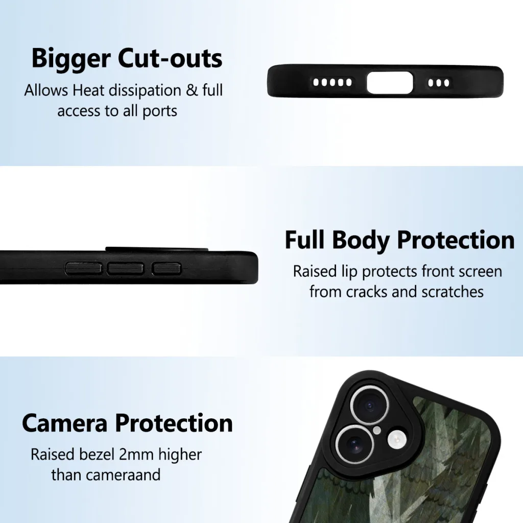 Phone Case For iPhone 16 Pro Max Silicone Skin Case Pine Forest Clearing