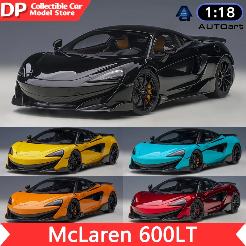 1:18 AUTOart McLaren 600LT Alloy Model Car Premium Collectible Car Metal Diecast Vehicle, Original Genuine Holiday Gifts