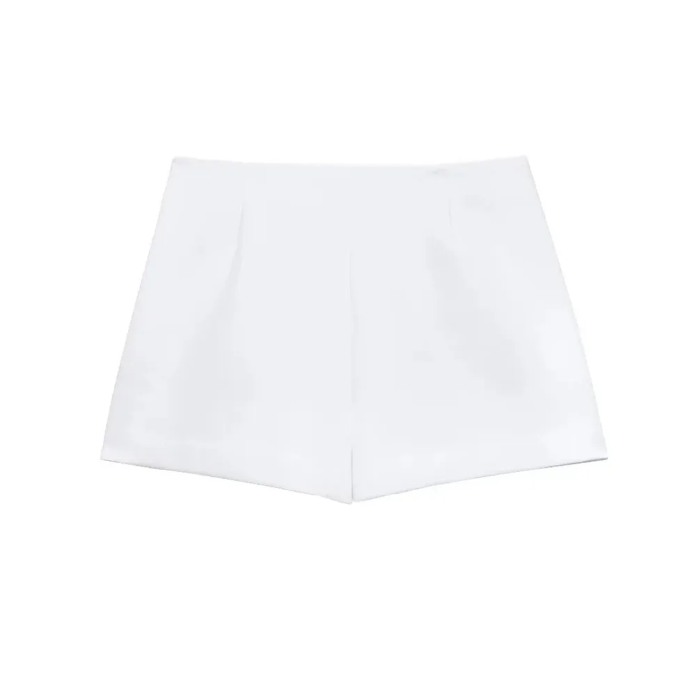 Europa, América 2025 Primavera y novedad de verano ropa de mujer decoración de lazo cuello Top pantalones cortos falda