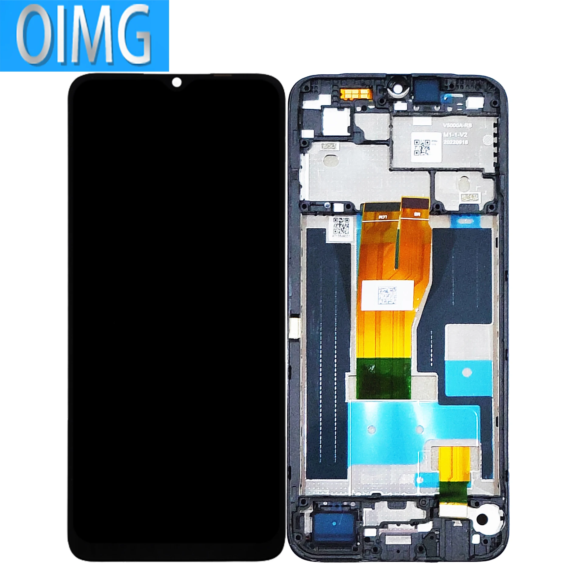 For Realme Narzo 50i Prime Original LCD Display With Frame RMX3506 Touch Screen Panel Replacement Parts