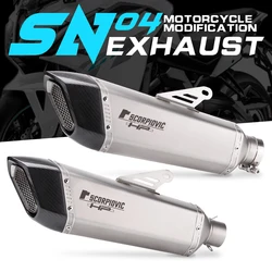 Original Modified exhaust pipe, fit for the GSX750, Z900, S1000rr motorcycle Exhaust