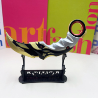 16cm Champions Karambit Toy Valorant Game Peripheral Balisong Model Alloy Claw Knives Model Cosplay Boys Toys Gifts