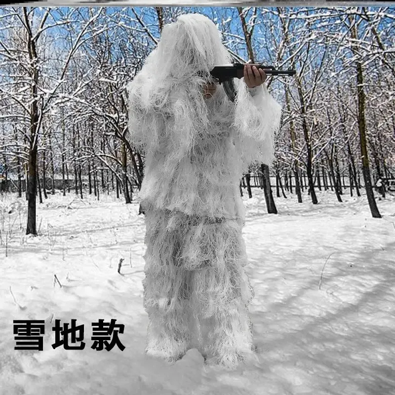 Adult Snow Wool Ghillie Suit Cs Jesus Survival Camouflage Clothing Foreign Trade