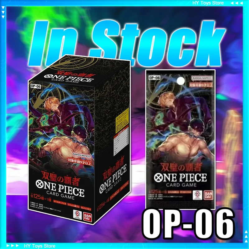 

Original One Piece OP06 TCG Card Game Trading Cards Booster Box Japanese Version OPCG Card Collectible Halloween Gifts Boxes