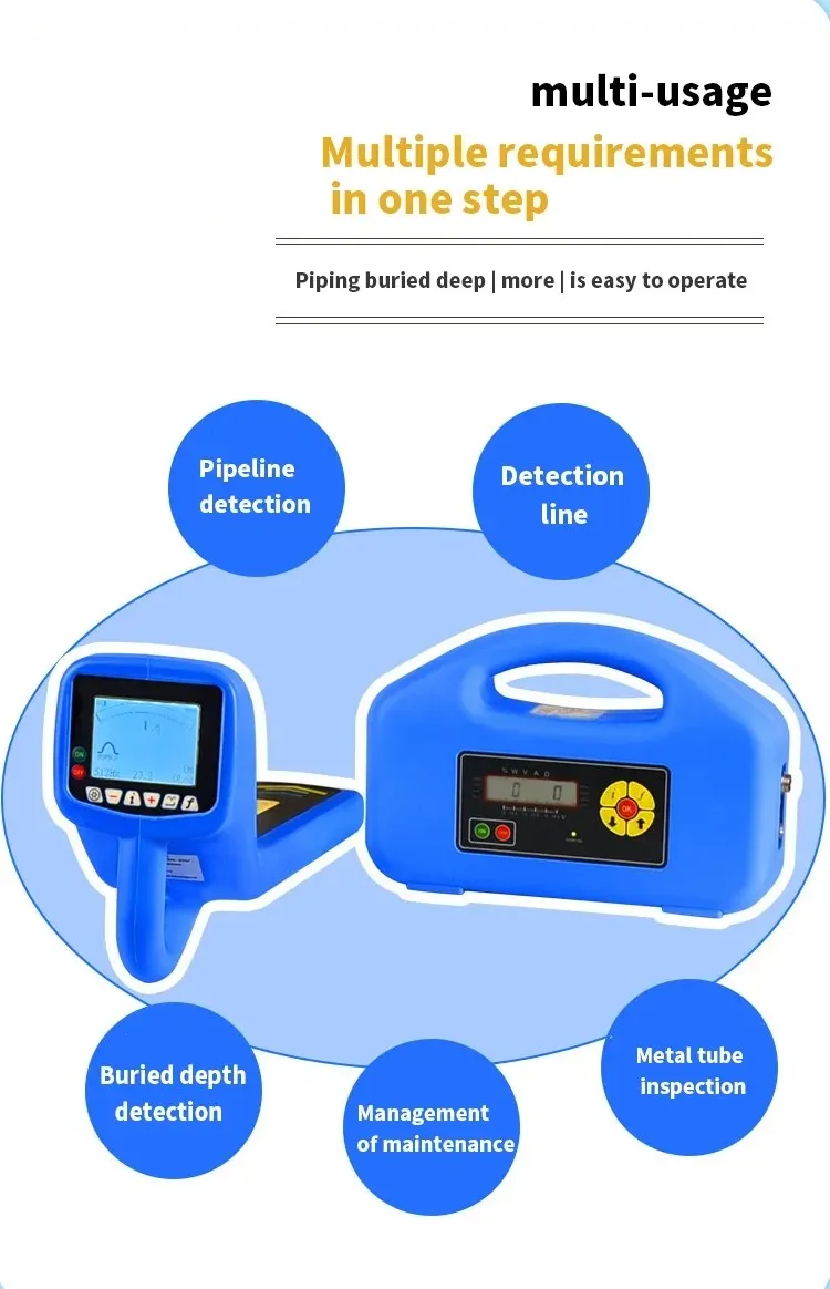 KT-6000G underground pipeline detector metal pipeline finder wire, cable, optical cable pipeli