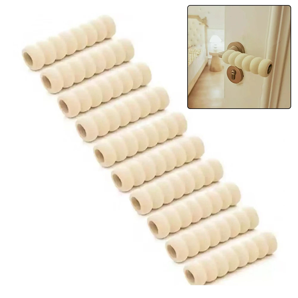 Maniglia per porta con impugnatura ergonomica Paraurti per soggiorno Maniglia per porta da 14 mm Protezione per paraurti Protezione in gomma Resistenza al freddo