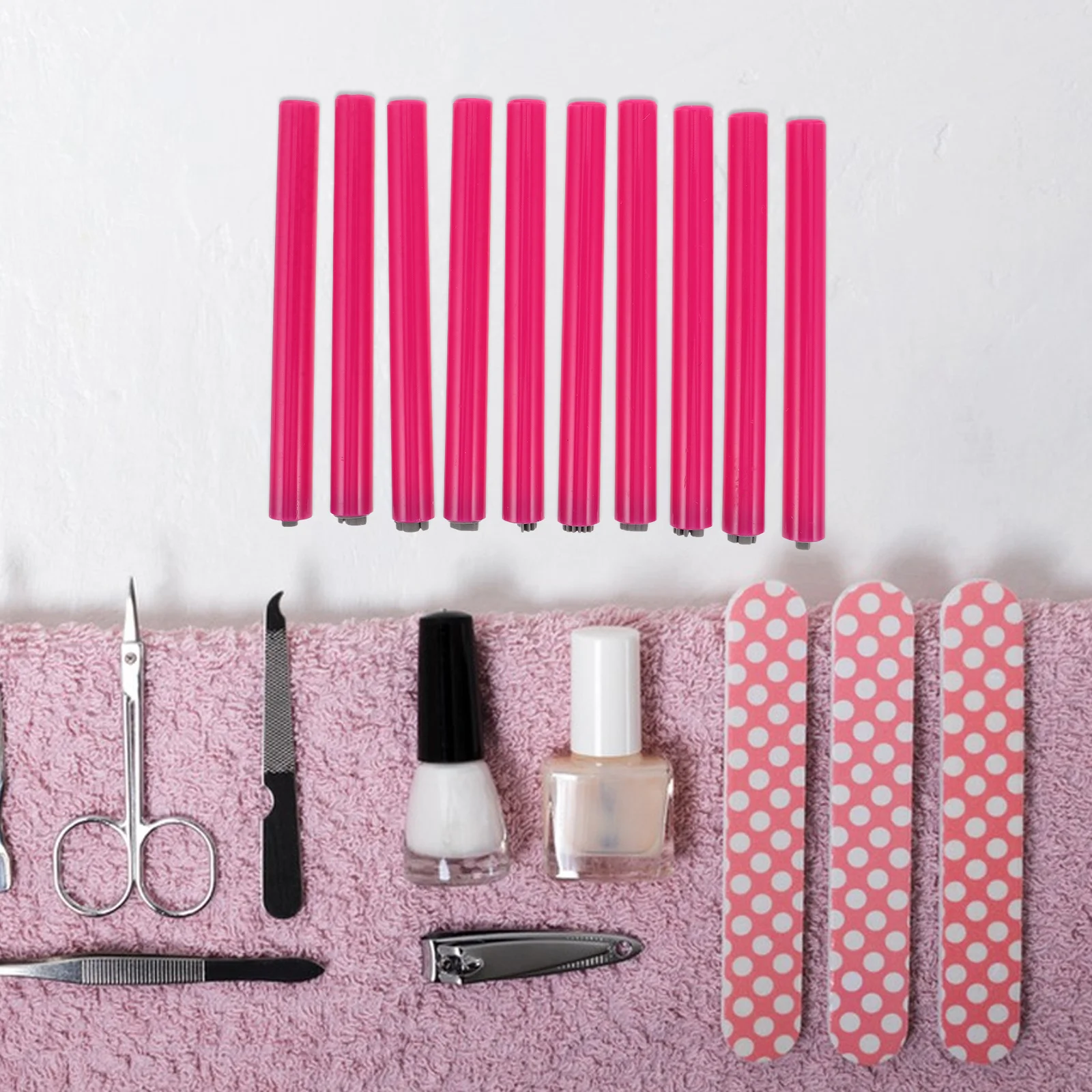 10st nagelset unieke patronen gemakkelijk te gebruiken langdurige diy nail art tools voor thuis salon manicure kit accessoires