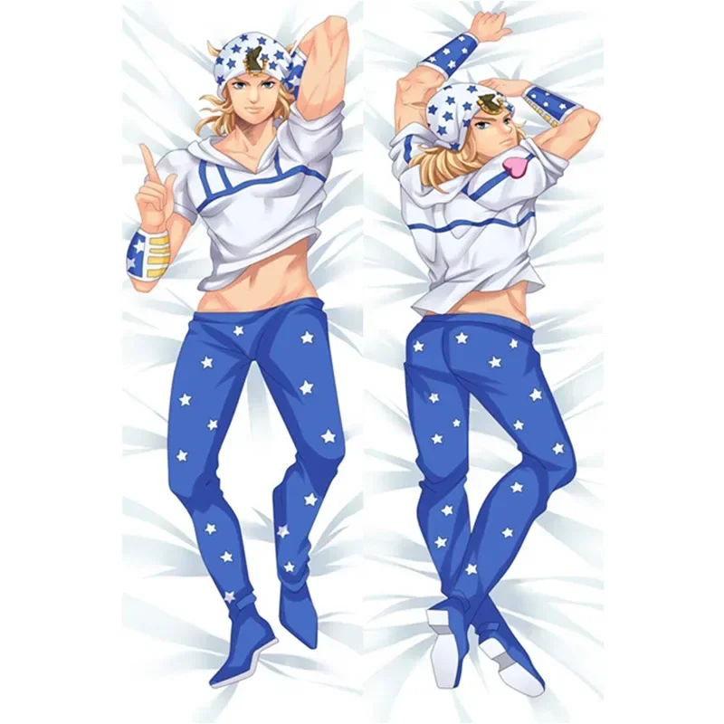 

Japanese Anime JoJos Bizarre Adventure Hug Body Pillow Case Costume Cover Dakimakura Cushion Fujoshi BL Male Hugging Body Case