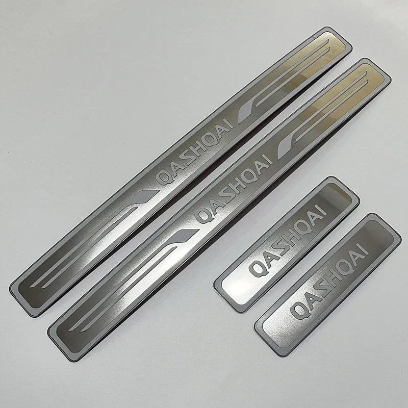 For Nissan Qashqai 2013-2016-2019-2020-2023 Door Sill Scuff Plate Cover Trim Threshold Pedal Styling Protect Car Accessories