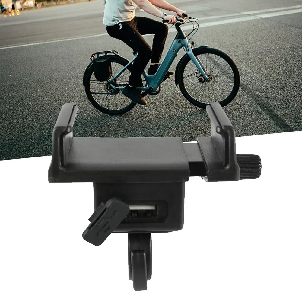 

Electric Bicycle Phone Holder 2A 48V E-bike Mobilephone Charging Mount 2-in-1 Mobile Phone Charging Stand Mobile Stand Support