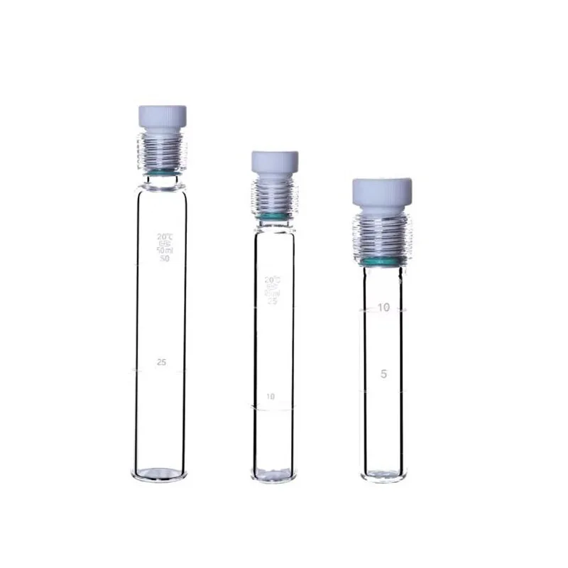 5-350ml Glass Total Phosphorus Total Nitrogen Screw Colorimetric Tube Screw Glass Pressure Bottle for Lab Experiment