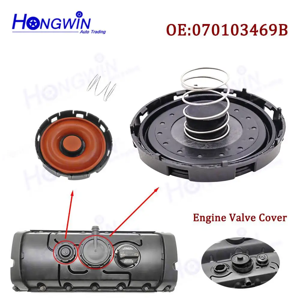 Kit de cubierta de válvula VAG 2,5 TDI PCV para VW Touareg Transporter 06-10 Campmob 04-10 070103469B 070103503E 07Z103503H 03G103475E