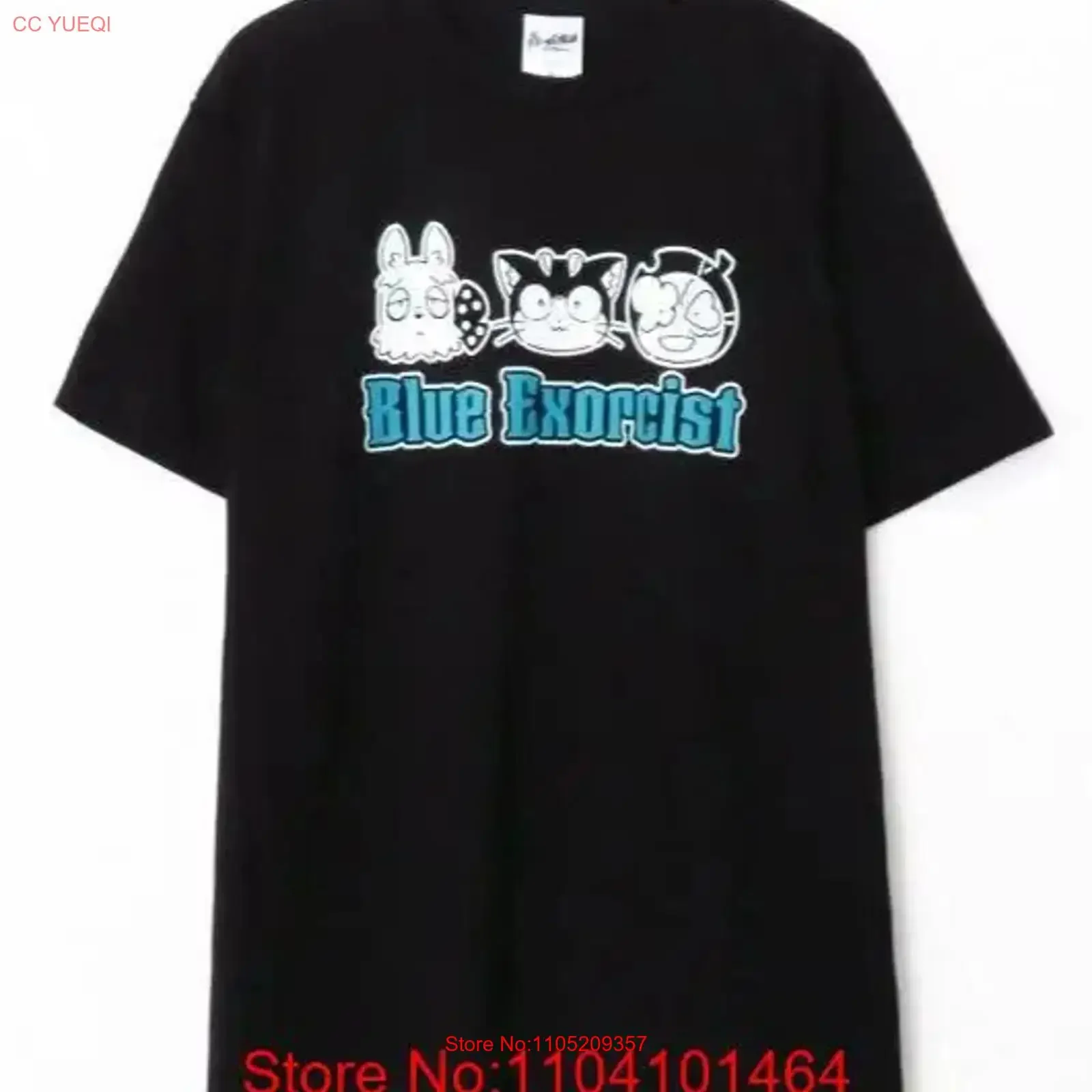 

Футболка Blue Exorcist Shimane Illuminati Saga Black Mephistopheles Japan Limited, винтажная стираная универсальная дизайнерская одежда