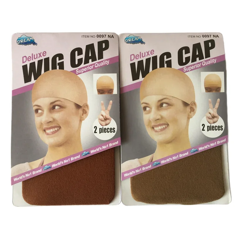 Wholesale 100 pieces Deluxe Dream Wig Caps Stretchable Elastic Hair Net Snood Wig net Hair mesh 5 color