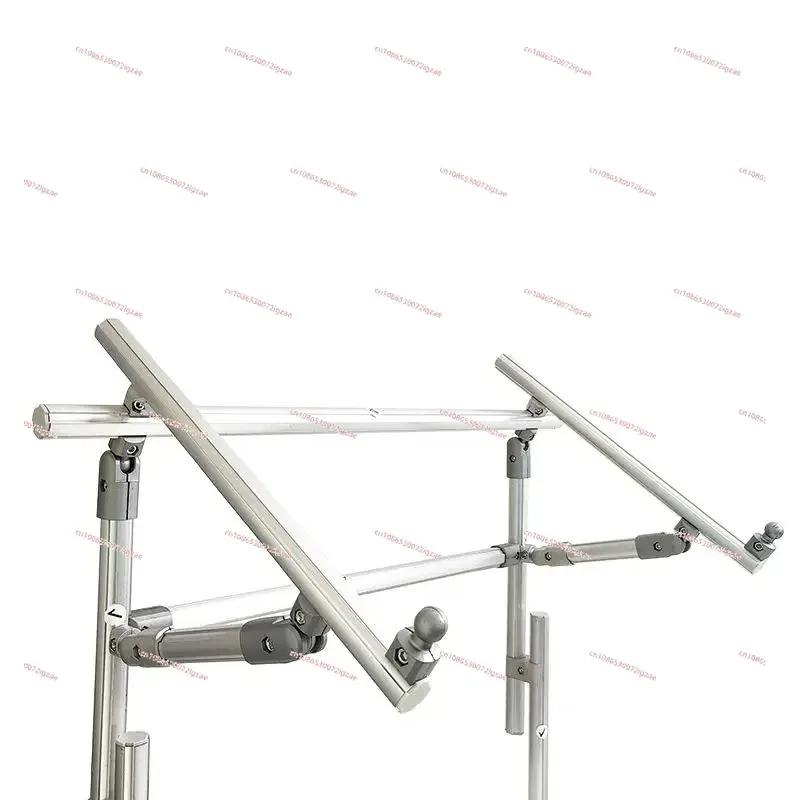 Upgraded version of floor stand with telescopic adjustment aluminum alloy embroidery frame tension frame