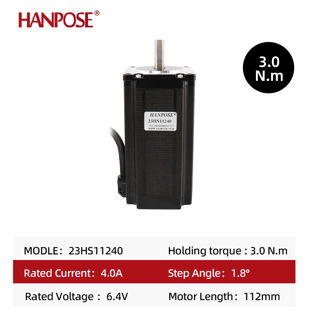 4 Axis Nema23 Stepper Motor 1.8 Degree Hybrid Bipolar 300n.Cm 57 Stepping Motor 23hs11240 With Tb6600 Drive Stepper Motor Kit