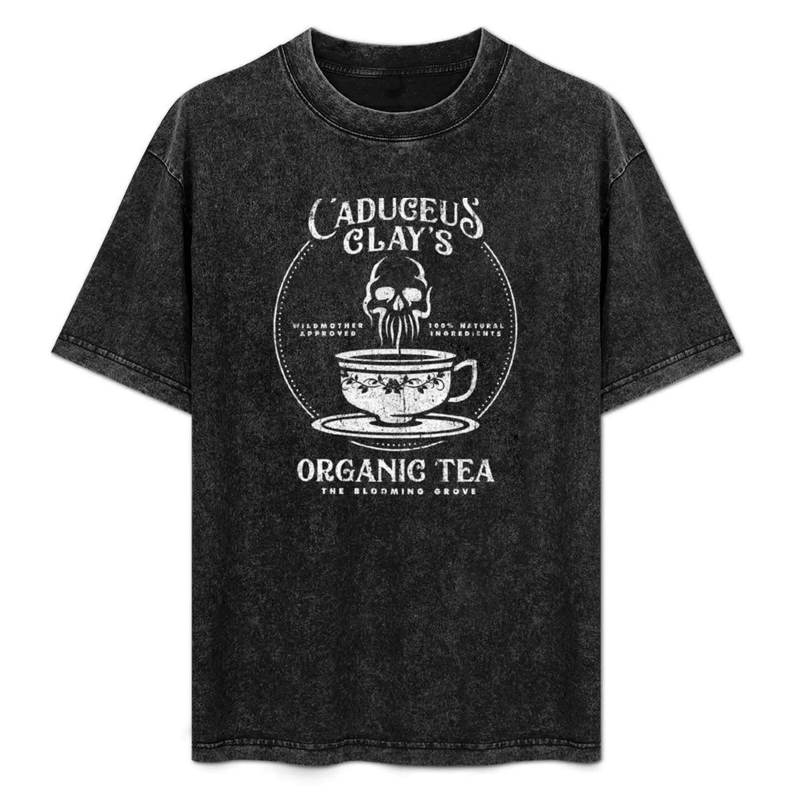 

Caduceus Clay's Organic Tea T-Shirt Casual All Match Tee Shirt for Men