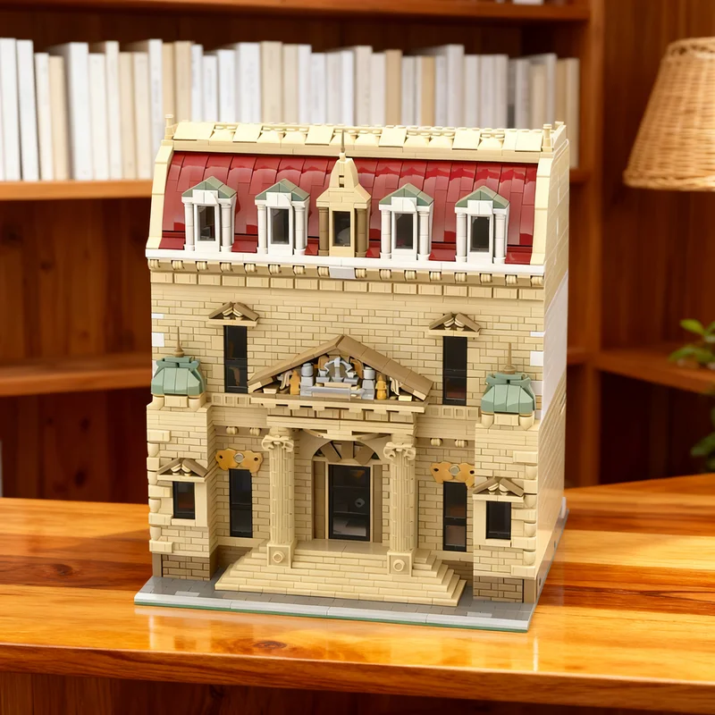 

4493pcs MOC Modular Court House Streetscape Model Building Blocks Creative Gift DIY Display Decor Adult Premium Kids Desk Home