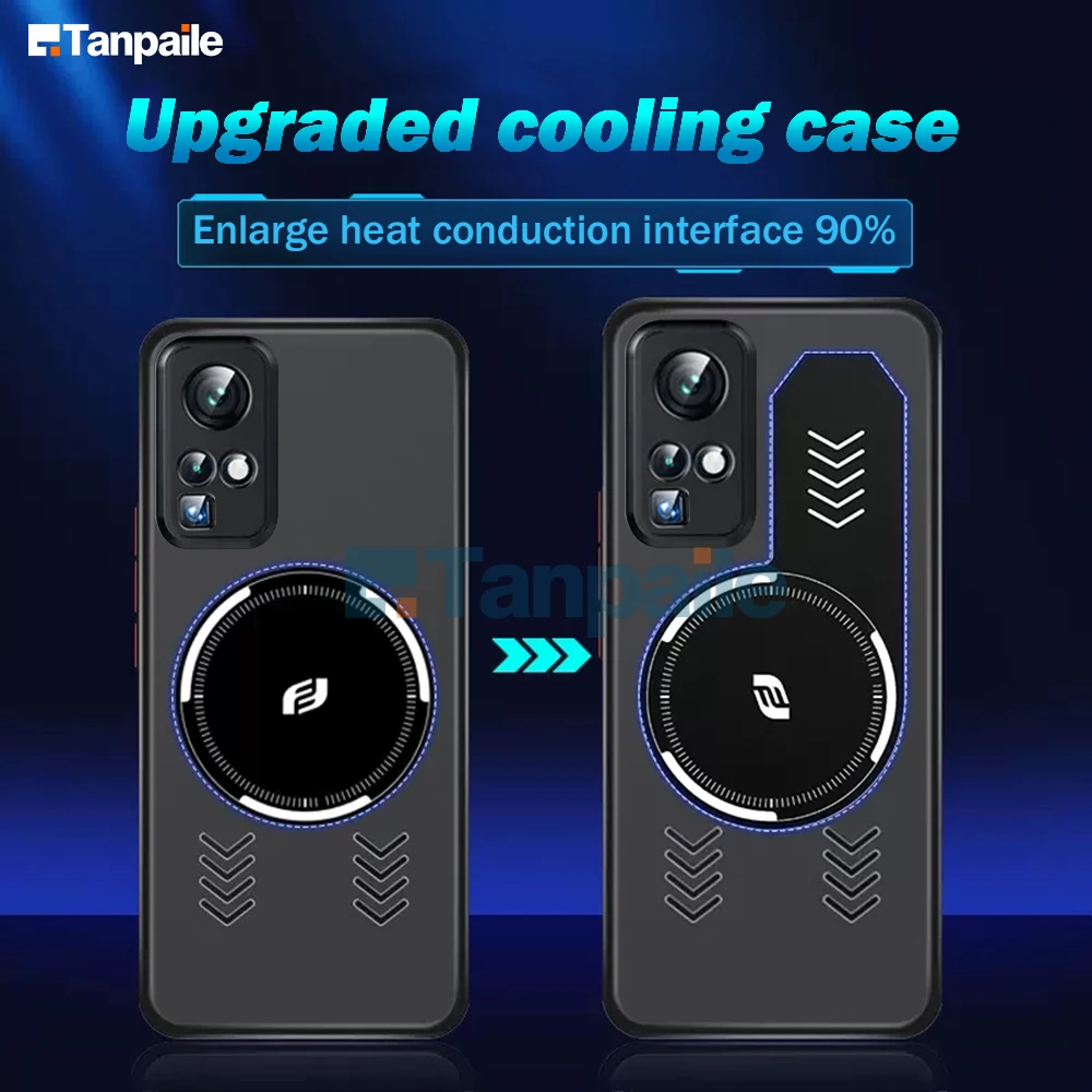 Tanpaile Cooling Magnetic Phone Case For Infinix Zero X Pro Shockproof Graphene Heat Dissipation Cover