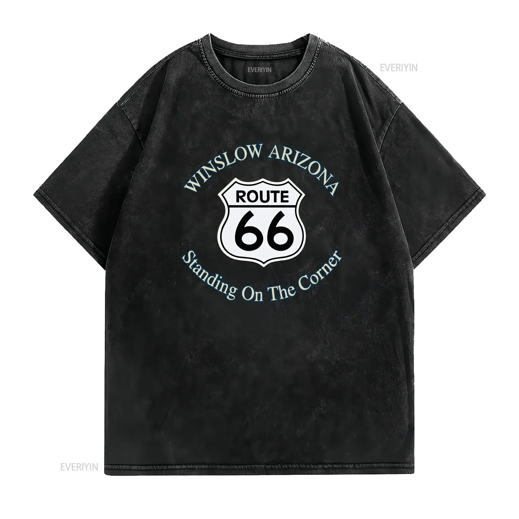 New T Shirt Standing on the corner in Wins Active Logo Funny Size S to 5XL vintage Washed homme Versatile Comfortable