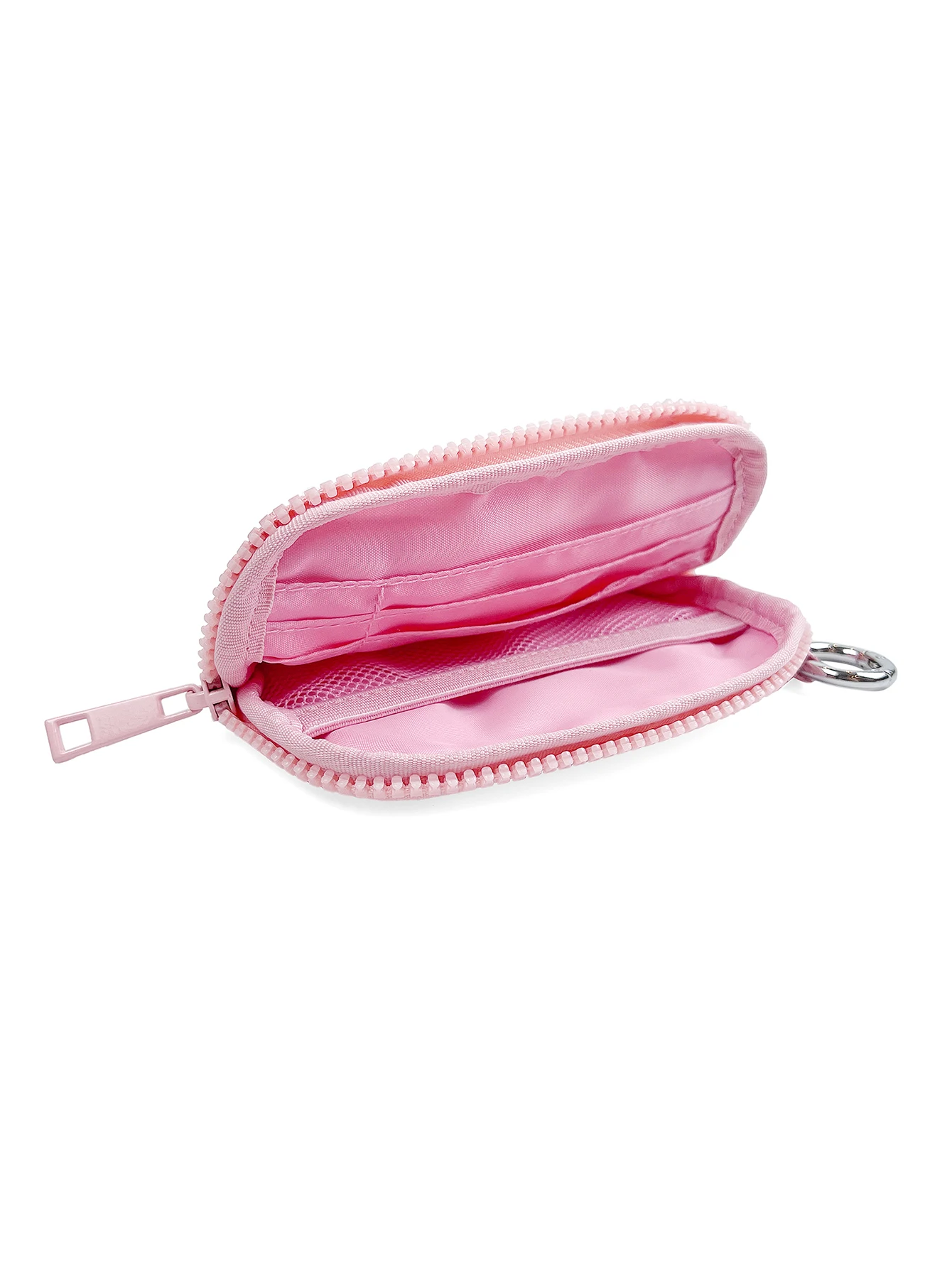 Niedliche kleine Mini-Geldbörse für Damen mit durchsichtigem Ausweisfenster, Make-up-Kosmetiktasche, Kartenhaltertasche für Geldbörse, Kulturbeutel mit Reißverschluss – Detail 11